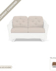 Cushions: Reflections Replacement Cushions for Loveseat Glider - Commercial Grade