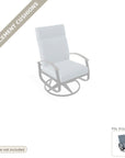 Cushions: Belle Isle Cushion High Back Swivel Rocker Replacement Cushion Set (cushions only)