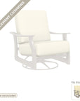 Cushions: St. Catherine Deep Cushion Swivel Rocker Replacement Cushion Set (cushions only)