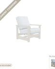 Cushions: Leeward Deep Seat Hidden Motion Armchair Replacement Cushion Set (cushions only)