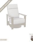 Cushions: Leeward Deep Seat High Back Swivel Hidden Rocker Replacement Cushion Set (cushions only)