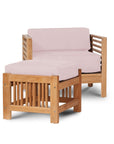 Summer Teak Outdoor Ottoman Sunbrella Cushions -- view 15
