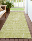 LOOMLAN Rugs Dahana Green Washable Indoor-Outdoor Rug