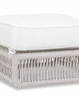 Dana Rope Rectangular Outdoor Ottoman - LOOMLAN - Sunset West - Outdoor Ottomans