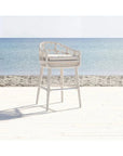 Dana Rope Weatherproof Outdoor Bar Stool - LOOMLAN - Sunset West - Outdoor Bar Stools