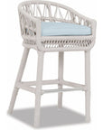 Dana Rope Weatherproof Outdoor Bar Stool - LOOMLAN - Sunset West - Outdoor Bar Stools