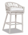 Dana Rope Weatherproof Outdoor Bar Stool - LOOMLAN - Sunset West - Outdoor Bar Stools