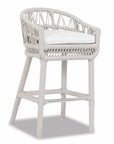 Dana Rope Weatherproof Outdoor Bar Stool - LOOMLAN - Sunset West - Outdoor Bar Stools