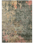 Danira Green Washable Indoor - Outdoor Rug - LOOMLAN - LOOMLAN Rugs - Outdoor Rugs
