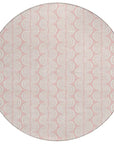 LOOMLAN Rugs Darya Pink Washable Indoor-Outdoor Rug