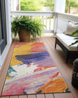 LOOMLAN Rugs Daryah Gold Washable Indoor-Outdoor Rug
