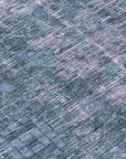 LOOMLAN Rugs Delaura Navy Washable Indoor-Outdoor Rug