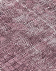 LOOMLAN Rugs Delaura Red Washable Indoor-Outdoor Rug