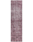 LOOMLAN Rugs Delaura Red Washable Indoor-Outdoor Rug