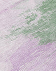 LOOMLAN Rugs Delisah Purple Washable Indoor-Outdoor Rug
