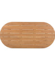 Delta Oval Teak Outdoor Dining Table - LOOMLAN - Moe's Home - Outdoor Dining Tables