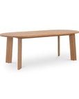 Delta Oval Teak Outdoor Dining Table - LOOMLAN - Moe's Home - Outdoor Dining Tables