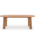Delta Oval Teak Outdoor Dining Table - LOOMLAN - Moe's Home - Outdoor Dining Tables