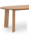 Delta Oval Teak Outdoor Dining Table - LOOMLAN - Moe's Home - Outdoor Dining Tables