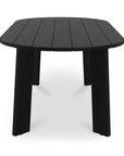 Delta Oval Teak Outdoor Dining Table - LOOMLAN - Moe's Home - Outdoor Dining Tables