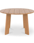 Delta Teak Round Outdoor Dining Table - LOOMLAN - Moe's Home - Outdoor Dining Tables