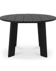 Delta Teak Round Outdoor Dining Table - LOOMLAN - Moe's Home - Outdoor Dining Tables