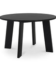 Delta Teak Round Outdoor Dining Table - LOOMLAN - Moe's Home - Outdoor Dining Tables