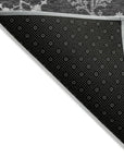 LOOMLAN Rugs Doris Charcoal Washable Indoor-Outdoor Rug