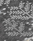 LOOMLAN Rugs Doris Charcoal Washable Indoor-Outdoor Rug