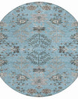 LOOMLAN Rugs Doris Sky Washable Indoor-Outdoor Rug