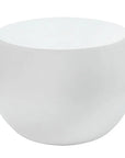 Drum Resin Patio Side Table - LOOMLAN - Artesia - Outdoor Side Tables