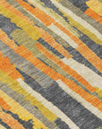 LOOMLAN Rugs Dunae Orange Washable Indoor-Outdoor Rug