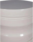 Seasonal Living Dune Accent Table - White Outdoor End Table