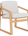 Pursuit Aluminum Outdoor Dining Armchair-Outdoor Dining Chairs-Lloyd Flanders-LOOMLAN