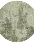 LOOMLAN Rugs Ebonelle Green Washable Indoor-Outdoor Rug