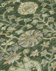 LOOMLAN Rugs Echo Green Washable Indoor-Outdoor Rug