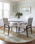 LOOMLAN Rugs Eira Gold Washable Indoor-Outdoor Rug