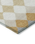 LOOMLAN Rugs Eira Gold Washable Indoor-Outdoor Rug