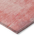 LOOMLAN Rugs Elanisse Pink Washable Indoor-Outdoor Rug