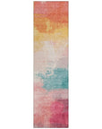LOOMLAN Rugs Elanisse Pink Washable Indoor-Outdoor Rug