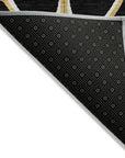 LOOMLAN Rugs Elantra Black Washable Indoor-Outdoor Rug
