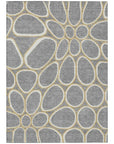 LOOMLAN Rugs Elantra Gray Washable Indoor-Outdoor Rug