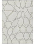 LOOMLAN Rugs Elantra Ivory Washable Indoor-Outdoor Rug