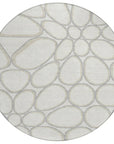 LOOMLAN Rugs Elantra Ivory Washable Indoor-Outdoor Rug