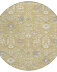 LOOMLAN Rugs Elara Gold Washable Indoor-Outdoor Rug