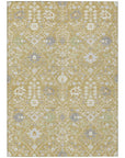 LOOMLAN Rugs Elara Gold Washable Indoor-Outdoor Rug