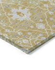 LOOMLAN Rugs Elara Gold Washable Indoor-Outdoor Rug