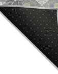 LOOMLAN Rugs Elara Gray Washable Indoor-Outdoor Rug