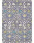 LOOMLAN Rugs Elara Purple Washable Indoor-Outdoor Rug
