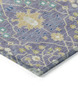 LOOMLAN Rugs Elara Purple Washable Indoor-Outdoor Rug